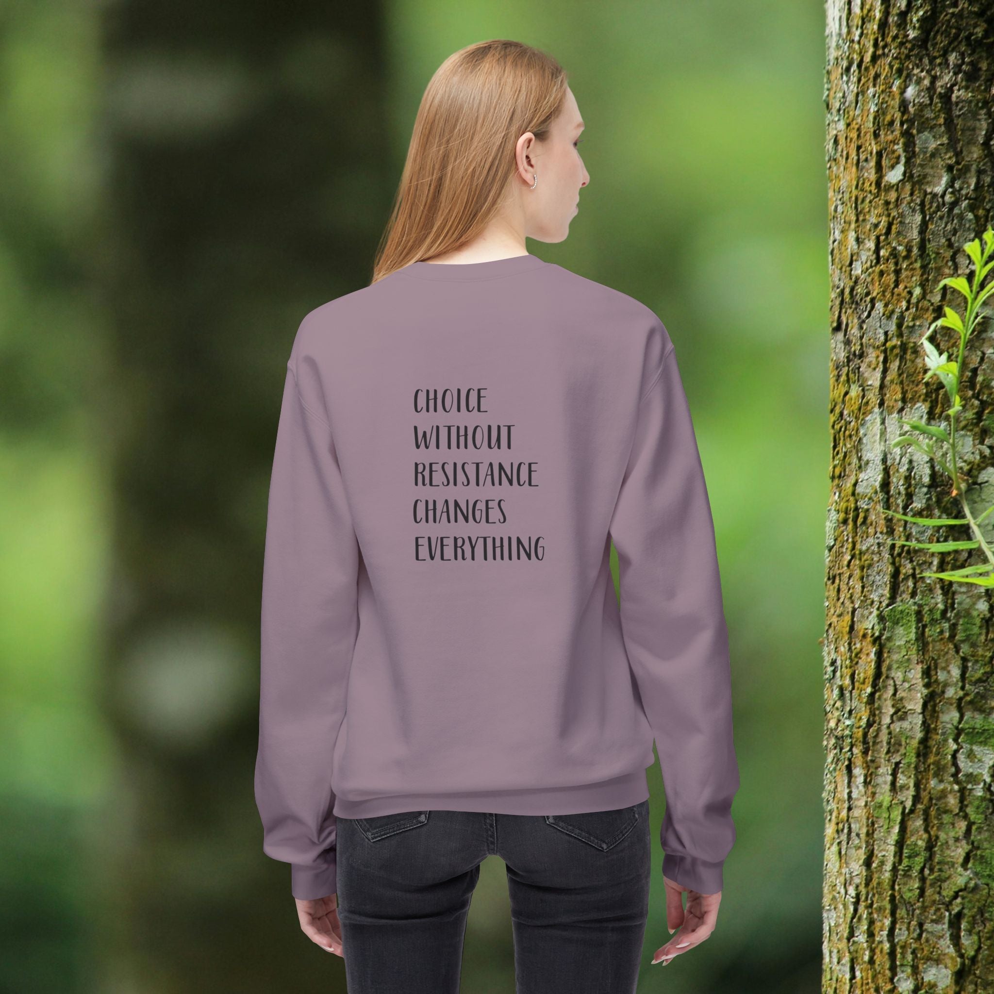 Choice Without Resistance — Unisex Crewneck Sweatshirt