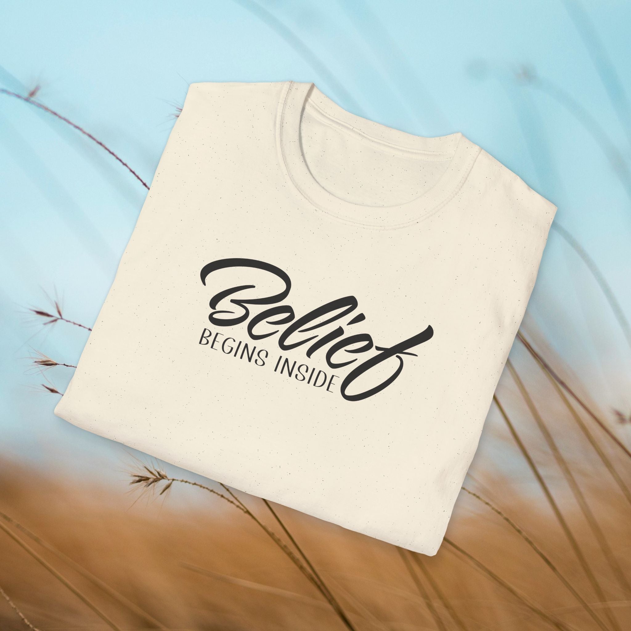 Belief Begins Inside — Softstyle Tee