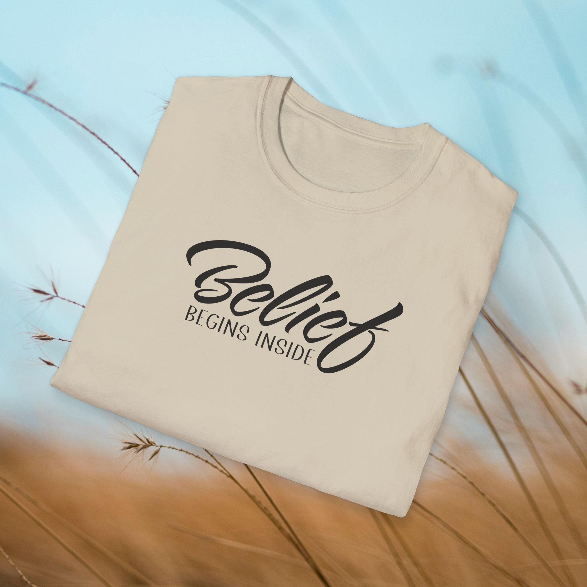 Belief Begins Inside — Softstyle Tee