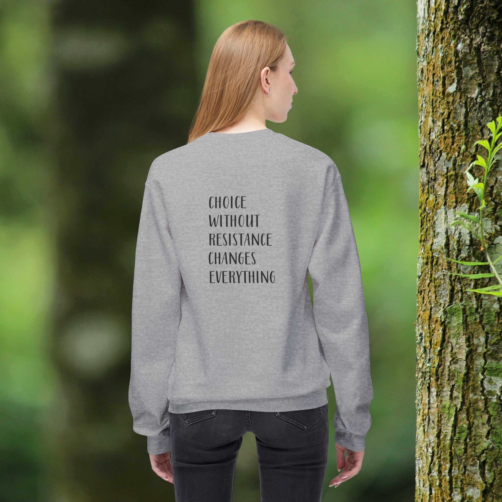 Choice Without Resistance — Unisex Crewneck Sweatshirt