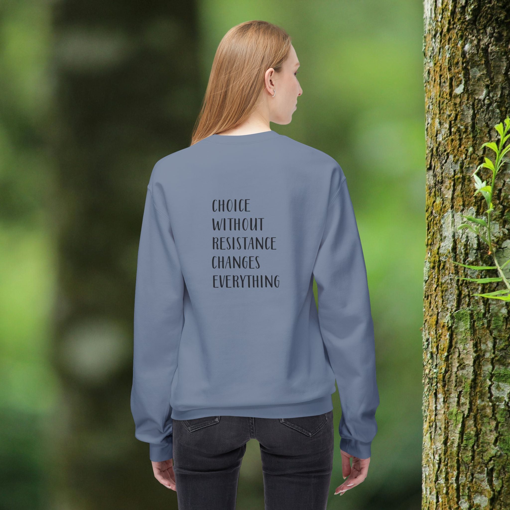 Choice Without Resistance — Unisex Crewneck Sweatshirt
